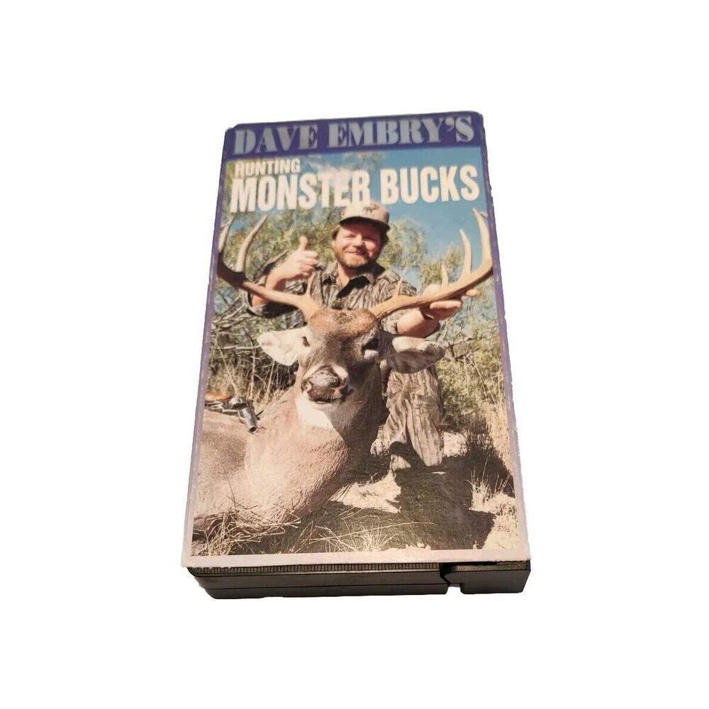 VHS - Dave Embry’s Hunting Monster Bucks Instructional Video Tape